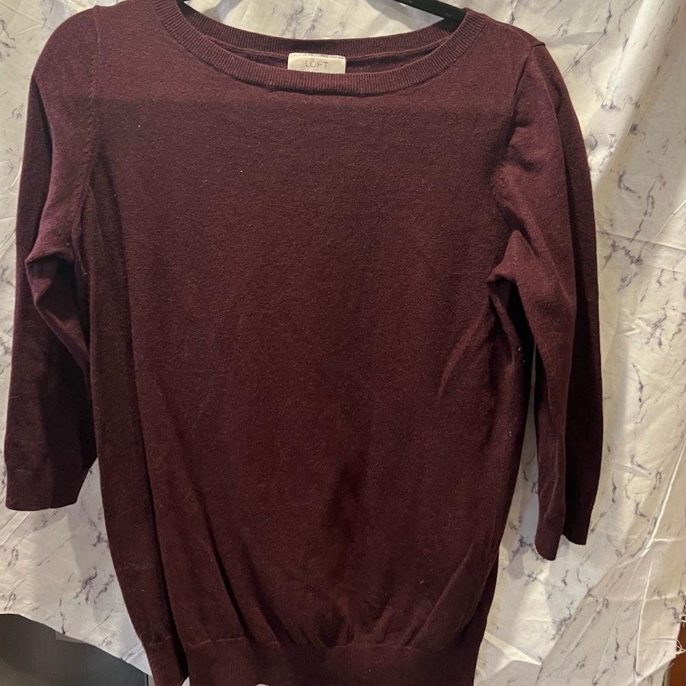 Burgundy Loft Sweater